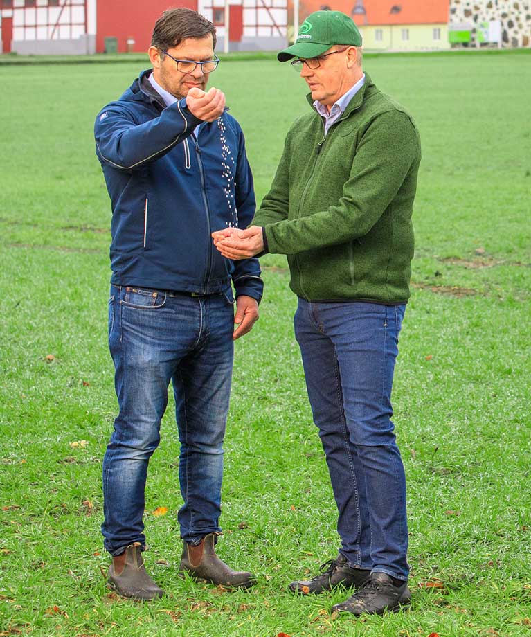 Representanter fra Yara og Lantmännen