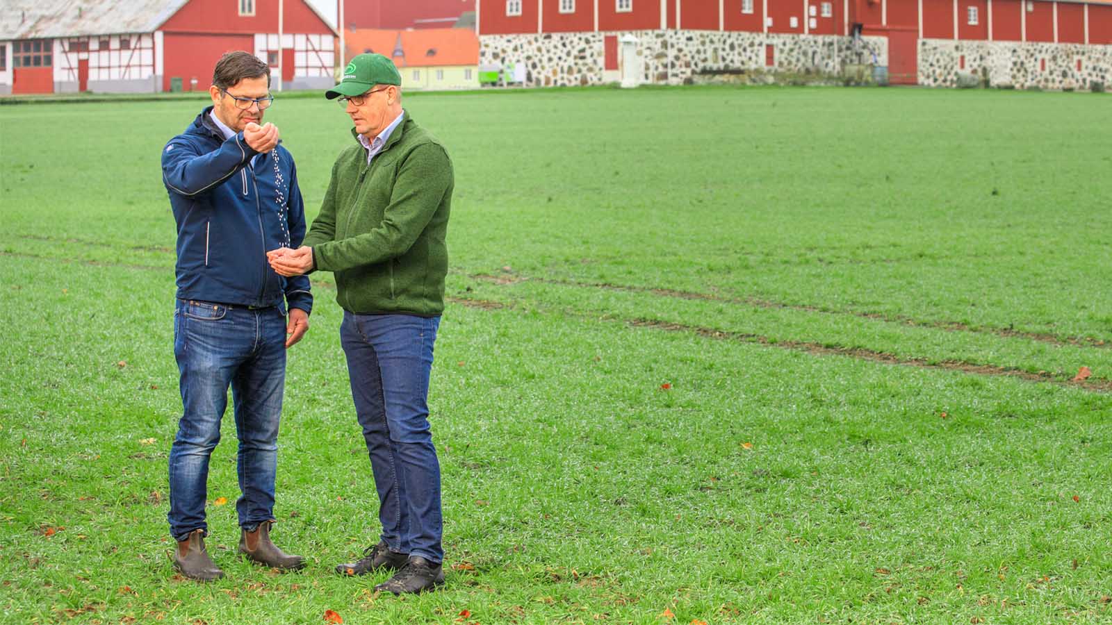 Representanter fra Yara og Lantmännen