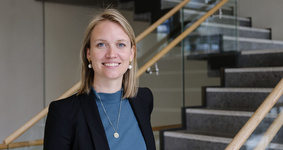 Marte Jerk&oslash; i Yaras hovedkontor